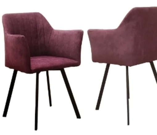 Nowoczesne krzesło z solidnymi metalowymi nogami z minimalistycznym designem, pasujące do nowoczesnych wnętrz